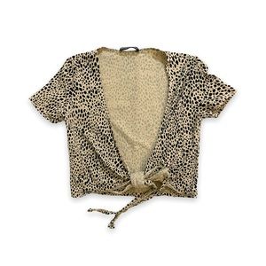 Brandy Melville Leopard Rae Top